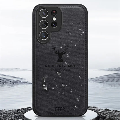 For Samsung Galaxy S24 Ultra Case Deer Pattern Protective Phone Case