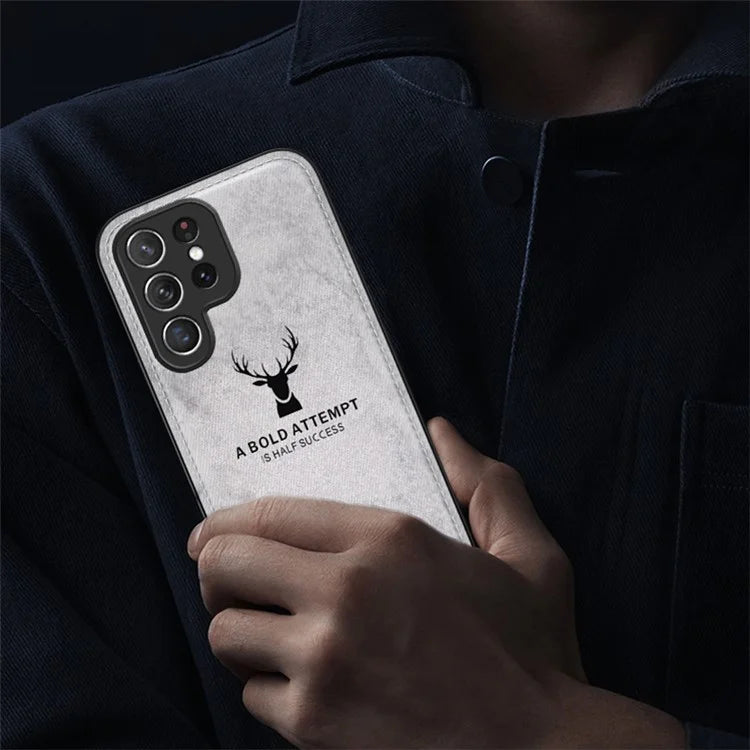 For Samsung Galaxy S24 Ultra Case Deer Pattern Protective Phone Case