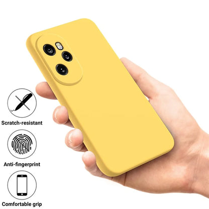 For Honor 100 Pro 5G Case Anti-Scratch Liquid Silicone Cell Phone Protector Cover