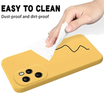 For Honor 100 Pro 5G Case Anti-Scratch Liquid Silicone Cell Phone Protector Cover