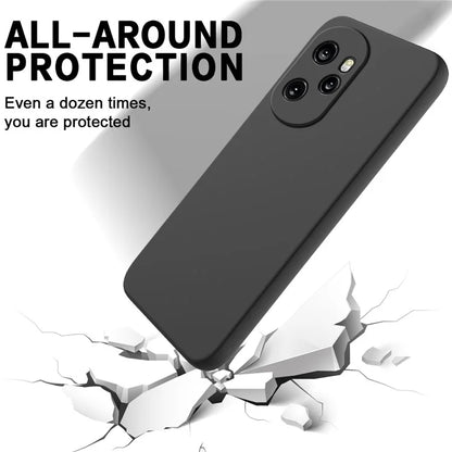 For Honor 100 Pro 5G Case Anti-Scratch Liquid Silicone Cell Phone Protector Cover