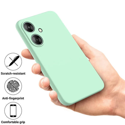 For Xiaomi Redmi 13C 5G / Redmi 13R 5G / Poco M6 5G Phone Case with Strap Liquid Silicone
