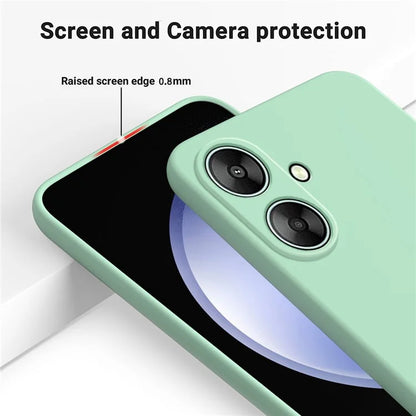 For Xiaomi Redmi 13C 5G / Redmi 13R 5G / Poco M6 5G Phone Case with Strap Liquid Silicone