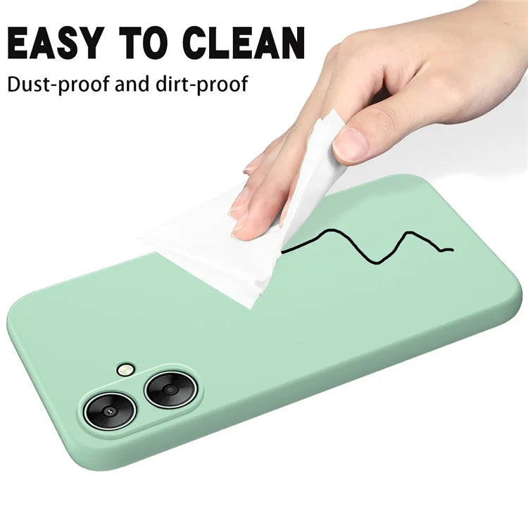 For Xiaomi Redmi 13C 5G / Redmi 13R 5G / Poco M6 5G Phone Case with Strap Liquid Silicone