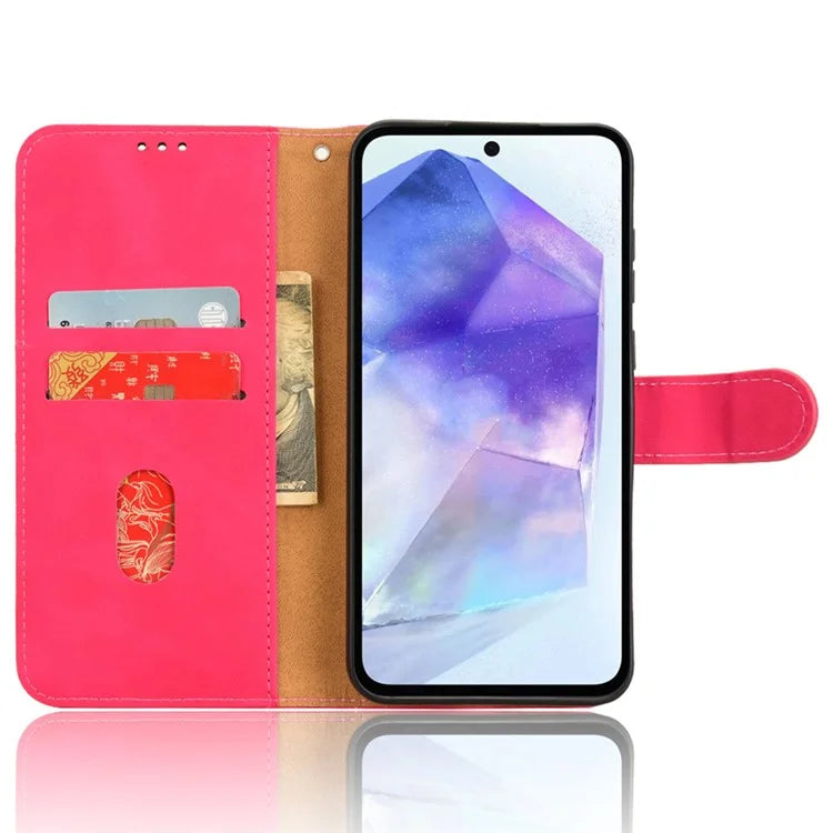 For Samsung Galaxy A35 5G Leather Case Flip Phone Cover with Wallet Stand