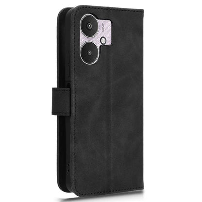 For Xiaomi Redmi 13C 5G Skin-Feel Leather Case Wallet Stand Phone Cover