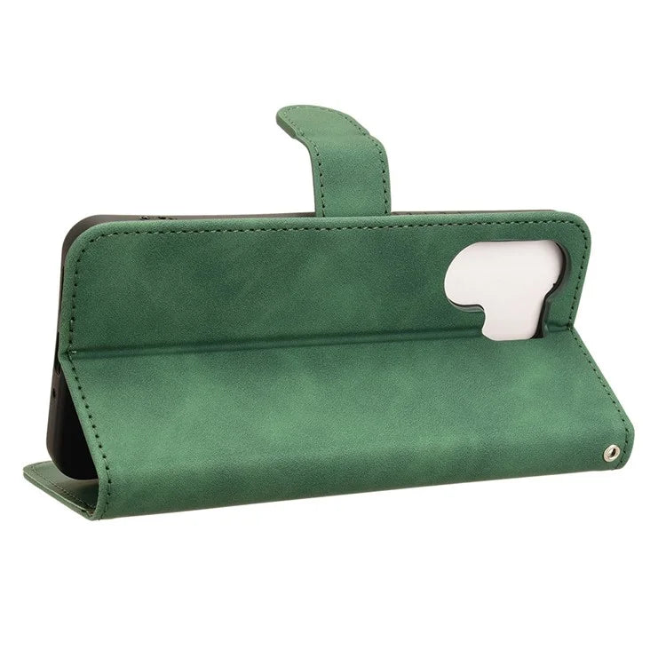 For Xiaomi Redmi 13C 5G Skin-Feel Leather Case Wallet Stand Phone Cover