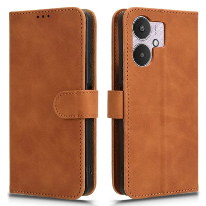 For Xiaomi Redmi 13C 5G Skin-Feel Leather Case Wallet Stand Phone Cover