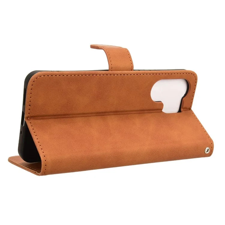 For Xiaomi Redmi 13C 5G Skin-Feel Leather Case Wallet Stand Phone Cover