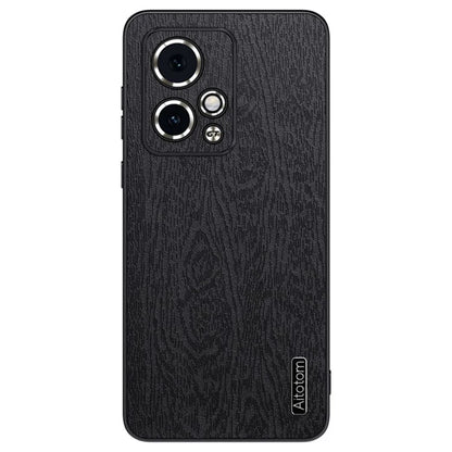 For Honor 90 GT 5G Protective Case Wood Grain PU+PC+TPU Phone Case