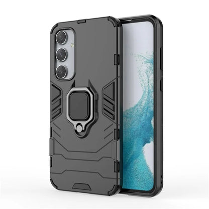 For Samsung Galaxy A35 5G Cell Phone Case PC + TPU Anti-scratch Cover with Ring Kickstand