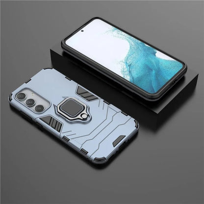 For Samsung Galaxy A35 5G Cell Phone Case PC + TPU Anti-scratch Cover with Ring Kickstand