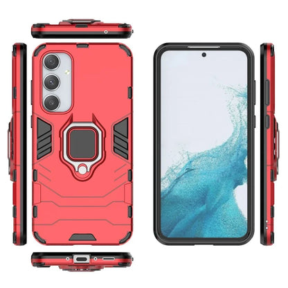 For Samsung Galaxy A35 5G Cell Phone Case PC + TPU Anti-scratch Cover with Ring Kickstand