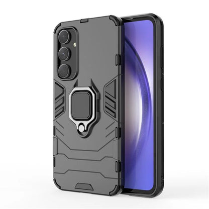 For Samsung Galaxy A55 5G Case Anti-drop PC + TPU Ring Kickstand Phone Shell
