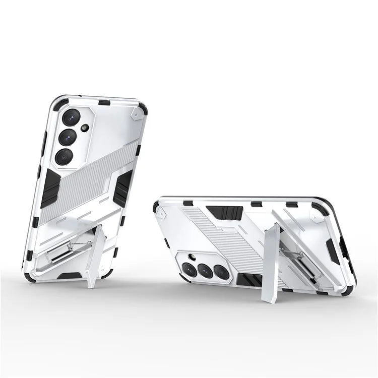 For Samsung Galaxy A55 5G Case Scratch-proof TPU+PC Kickstand Phone Back Shell