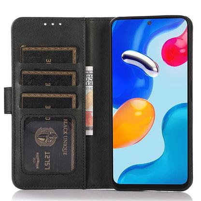 For Oppo Reno11 5G (Global) Wallet Case Leather Cowhide Texture Cell Phone Cover