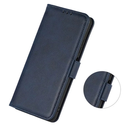 For Oppo Reno11 5G (Global) Wallet Case Leather Cowhide Texture Cell Phone Cover