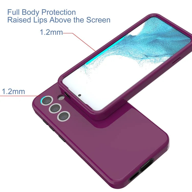 GW03 For Samsung Galaxy S24+ Case Rubberized TPU + PC Phone Back Cover