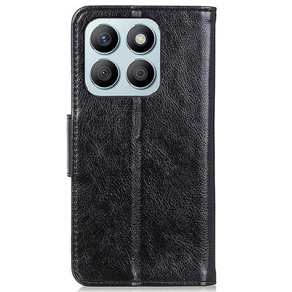 For Honor X8b 4G Split Leather Case Nappa Texture Phone Cover Wallet
