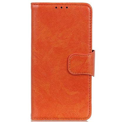 For Honor X8b 4G Split Leather Case Nappa Texture Phone Cover Wallet