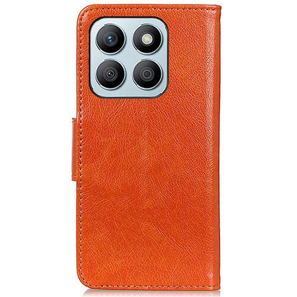 For Honor X8b 4G Split Leather Case Nappa Texture Phone Cover Wallet