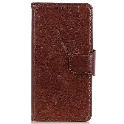 For Honor X8b 4G Split Leather Case Nappa Texture Phone Cover Wallet