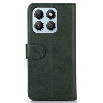 For Honor X8b 4G Cowhide Texture Phone Case Stand Wallet Cover