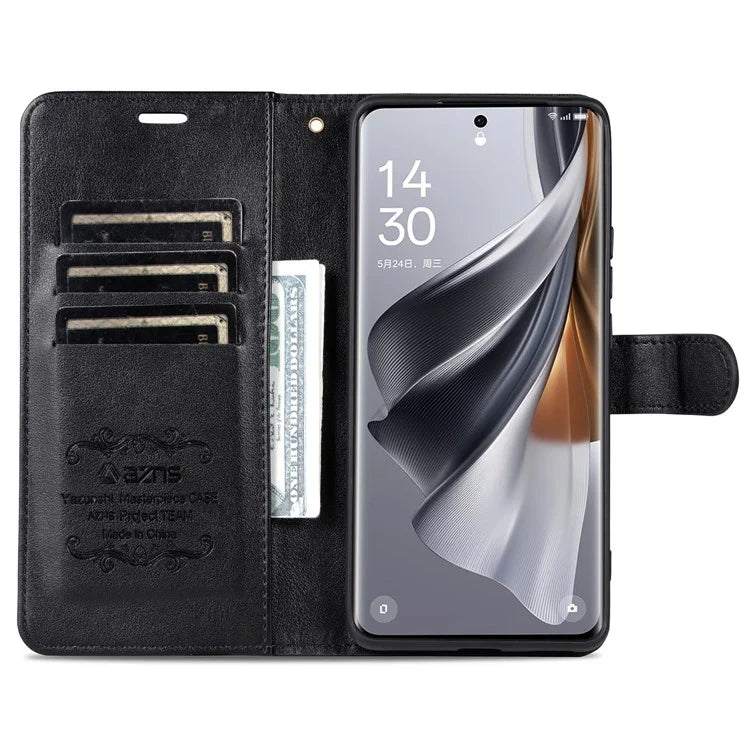 AZNS For Huawei nova 12 Pro 5G / nova 12 Ultra 5G Case Textured Stand Wallet Leather Phone Cover