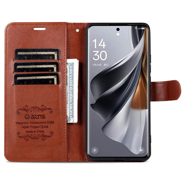 AZNS For Huawei nova 12 Pro 5G / nova 12 Ultra 5G Case Textured Stand Wallet Leather Phone Cover