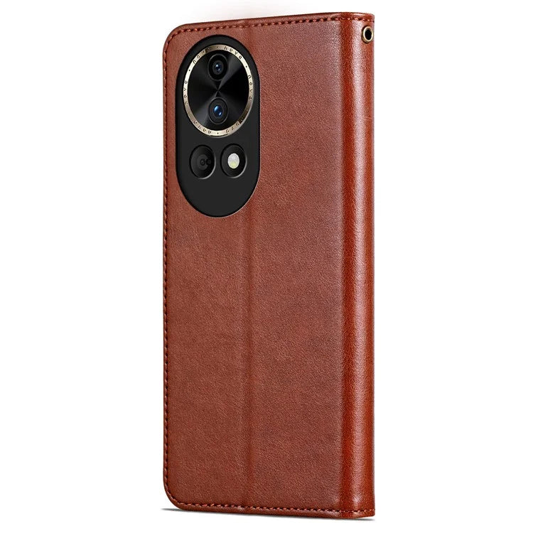 AZNS For Huawei nova 12 Pro 5G / nova 12 Ultra 5G Case Textured Stand Wallet Leather Phone Cover