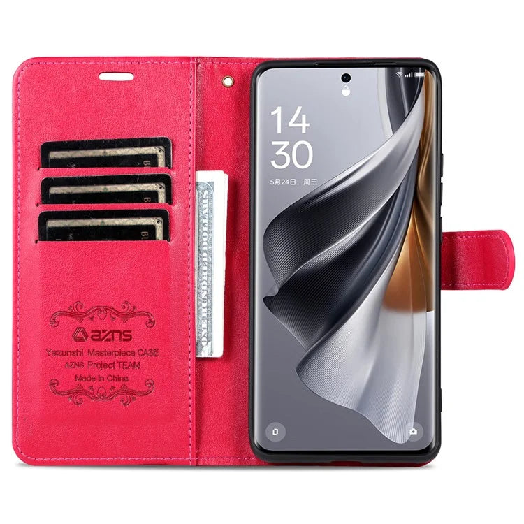 AZNS For Huawei nova 12 Pro 5G / nova 12 Ultra 5G Case Textured Stand Wallet Leather Phone Cover