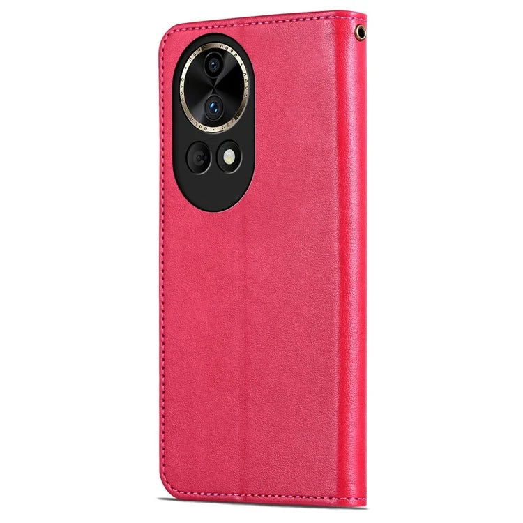 AZNS For Huawei nova 12 Pro 5G / nova 12 Ultra 5G Case Textured Stand Wallet Leather Phone Cover