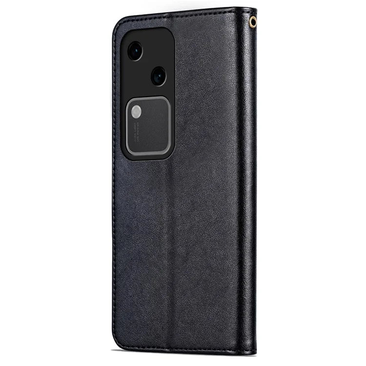 AZNS For vivo S18 5G Shockproof Wallet Case PU Leather Flip Phone Cover