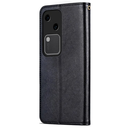 AZNS For vivo S18 5G Shockproof Wallet Case PU Leather Flip Phone Cover