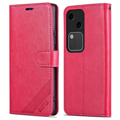 AZNS For vivo S18 5G Shockproof Wallet Case PU Leather Flip Phone Cover