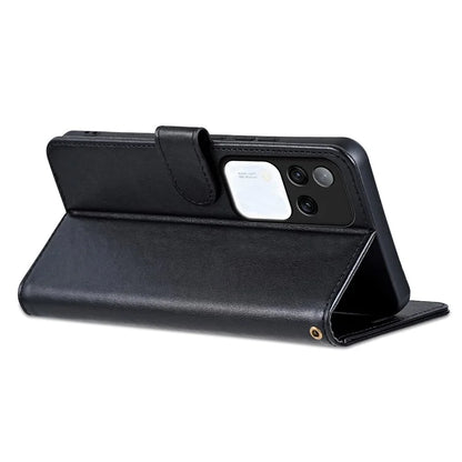 AZNS For vivo S18 Pro 5G Case PU Leather Flip Phone Cover with Wallet