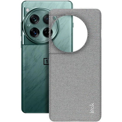 IMAK Ruiyi Series for OnePlus 12 5G Phone Case Leather+PC Cover Cloth Texture