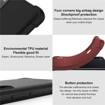 IMAK For OnePlus 12 5G Matte TPU Case Phone Cover Drop-proof Protection