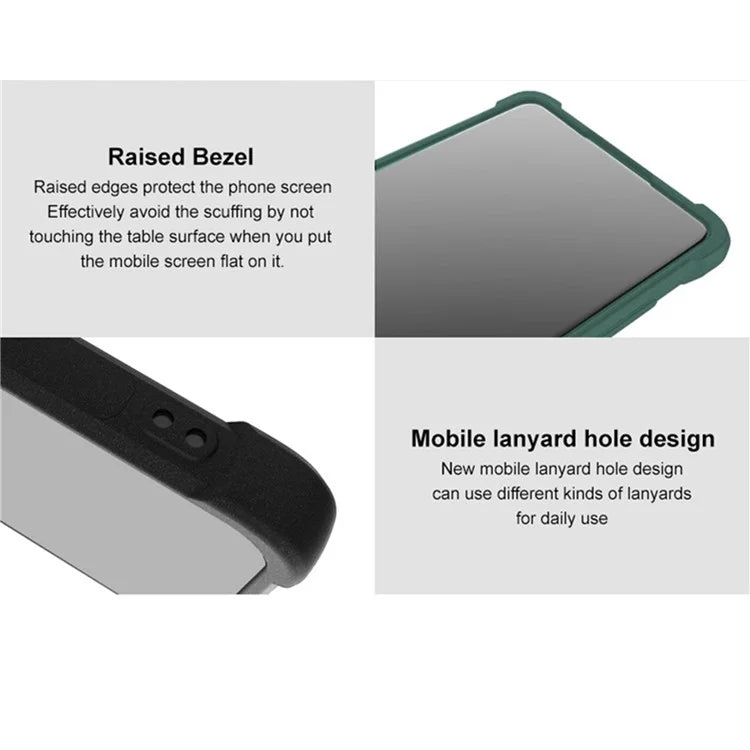 IMAK For OnePlus 12 5G Matte TPU Case Phone Cover Drop-proof Protection