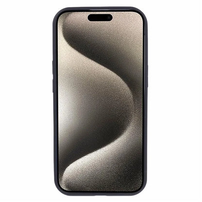 For iPhone 15 Plus Building Blocks Pattern Phone Case Tempered Glass Shockproof Cover