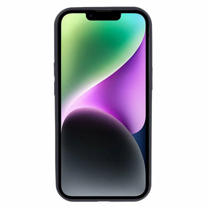 For iPhone 14 Square Pattern Tempered Glass Case Anti-Scratch Shockproof Phone Cover