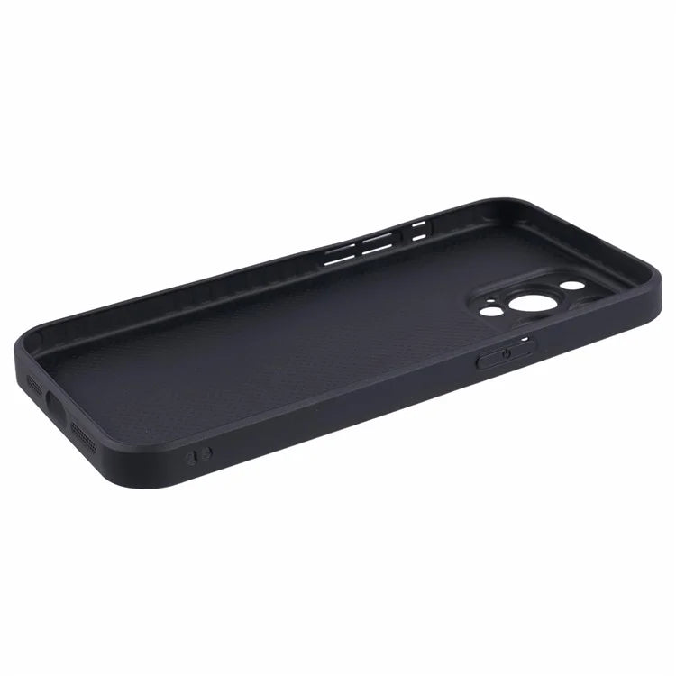 For iPhone 15 Pro Max Tempered Glass Back Cover Flat 3D Square Pattern Camera Protective Phone Case