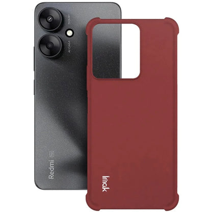 IMAK For Xiaomi Redmi 13R 5G / 13C 5G Matte Case Reinforced Corners Soft TPU Phone Cover