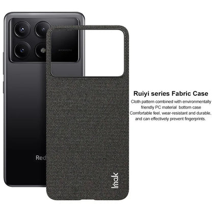 IMAK Ruiyi Series for Xiaomi Redmi K70E 5G / Poco X6 Pro 5G Case Cloth Texture Phone Cover