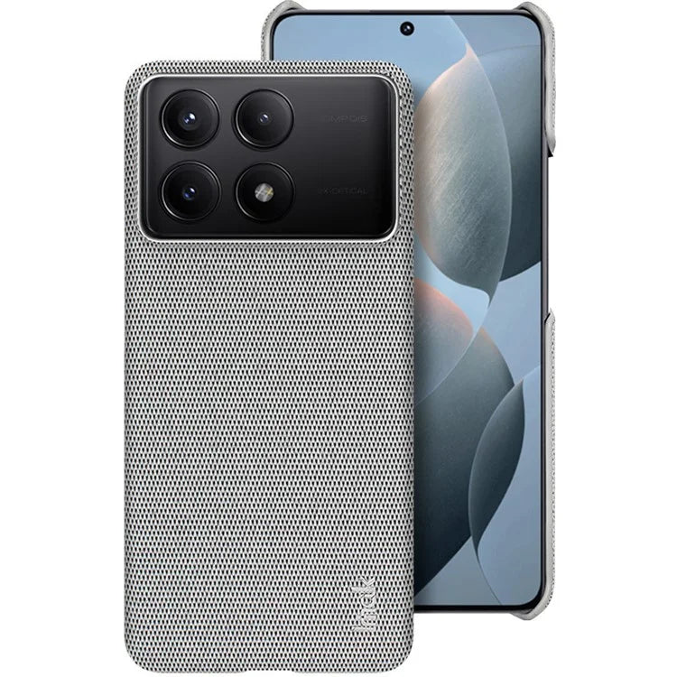 IMAK Ruiyi Series for Xiaomi Redmi K70 5G / K70 Pro 5G Cloth Texture Case Leather+PC Cover