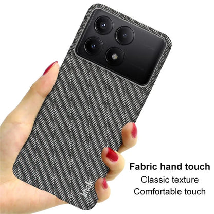 IMAK Ruiyi Series for Xiaomi Redmi K70 5G / K70 Pro 5G Cloth Texture Case Leather+PC Cover