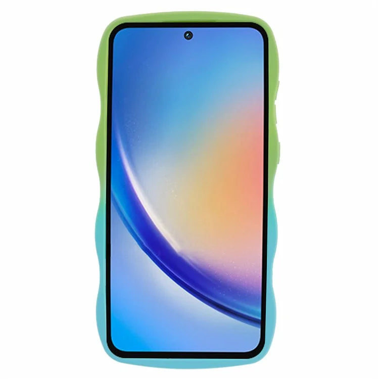 JTW Series for Samsung Galaxy A35 5G TPU Phone Case Gradient Color Rubberized Cover