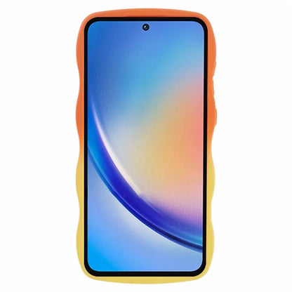 JTW Series for Samsung Galaxy A35 5G TPU Phone Case Gradient Color Rubberized Cover