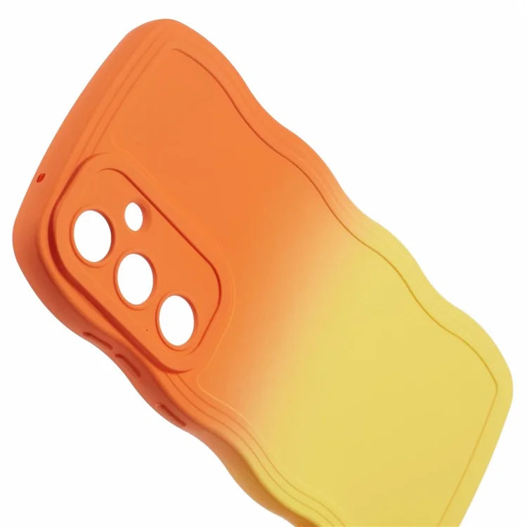 JTW Series for Samsung Galaxy A35 5G TPU Phone Case Gradient Color Rubberized Cover