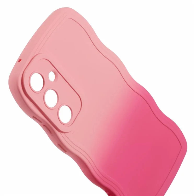 JTW Series for Samsung Galaxy A35 5G TPU Phone Case Gradient Color Rubberized Cover